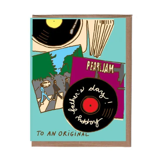 Picture of Vinyl Father's Day Greeting Card