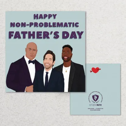 Picture of Happy Non-Problematic Father's Day Card