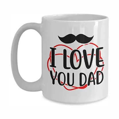 Picture of I Love You Dad Coffee Mug, Father's Day Gift Idea