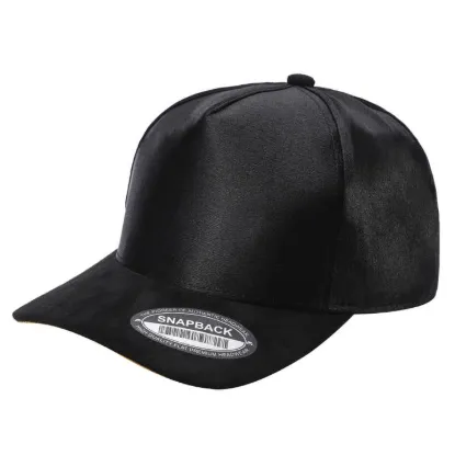 Picture of TC2>Tcsts Satin Crown, Suede Bill Blank 5Panel Baseball Cap
