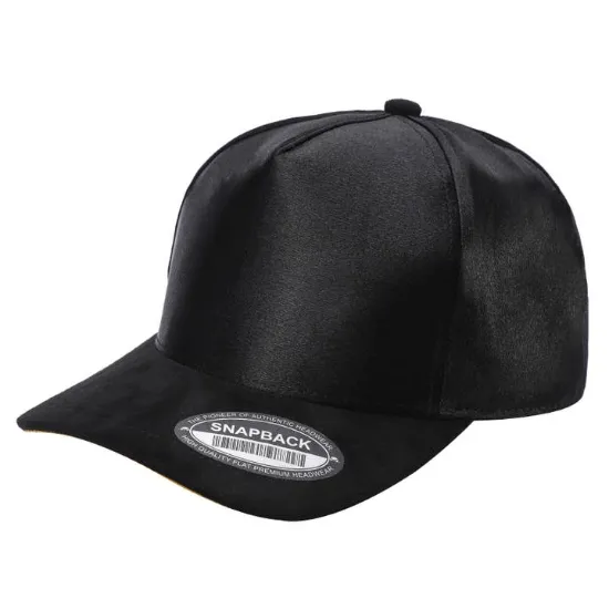 Picture of TC2>Tcsts Satin Crown, Suede Bill Blank 5Panel Baseball Cap
