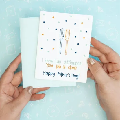 Picture of Father's Day Card - Screwdrivers Funny Greeting Card