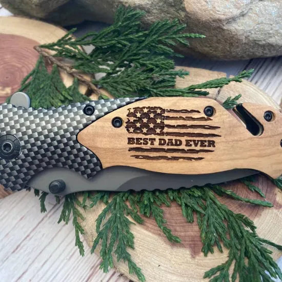 Picture of Flag Best Dad Ever Knife