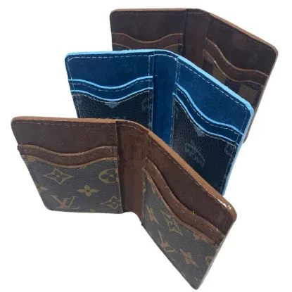 Picture of Upcycled Gg / Lv / Mcm 6 Pocket Card Case Holder