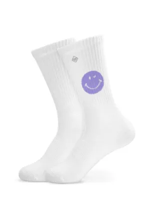 Picture of Purple Smile Tennis Socks