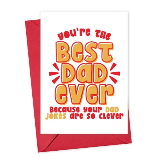 Picture of Funny Fathers Day Card For Dad Cute Happy Father's Day Cards