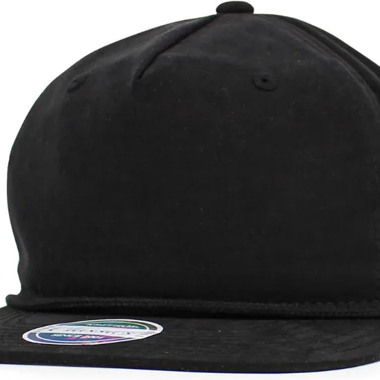 Picture of Unconstructed Peached Cotton/Poly 5 Panel Rope Snapback