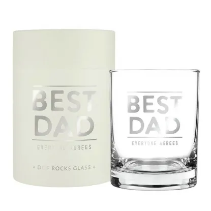 Picture of Dof Rocks Glass - Best Dad