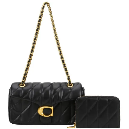 Picture of 2IN1 Quilted Design Crossbody Bag W Wallet Set, Kc 9185A