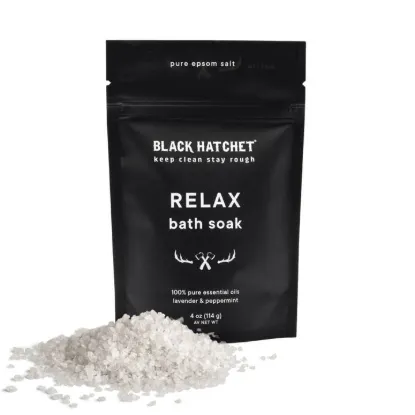 Picture of Black Hatchet Men's Line - Relax Bath Salt ⚫ Gift For Men