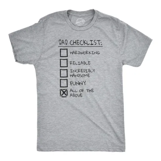 Picture of Dad Checklist Men's T Shirt