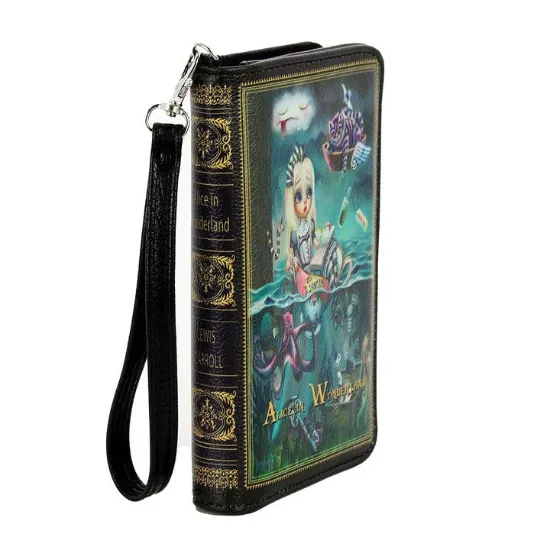Picture of Teary Alice in Wonderland Wallet in Vinyl