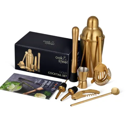 Picture of 10 Piece Gold Cocktail Set