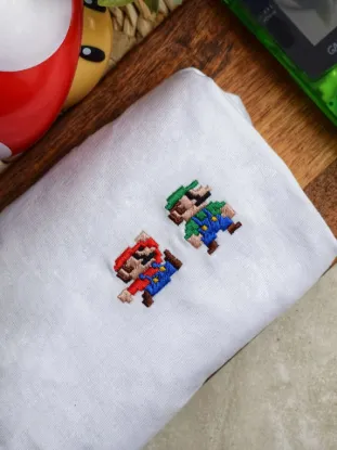 Picture of Mario Embroidered T-Shirt