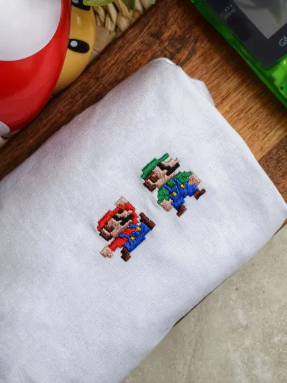 Picture of Mario Embroidered T-Shirt