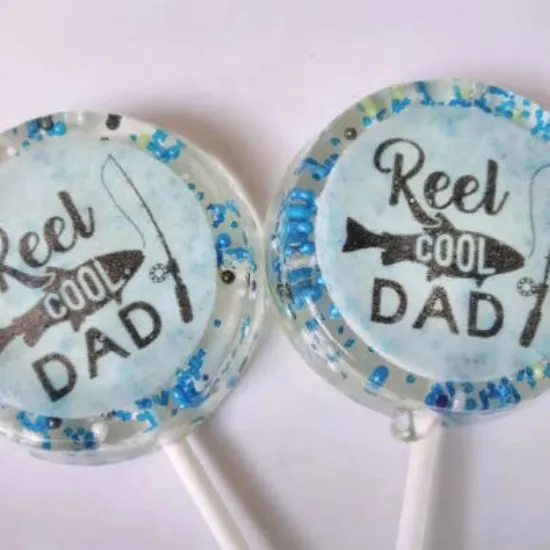 Picture of Father's Day, Reel Cool Dad Lollipops W/Matching Sugars