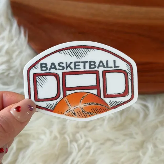 Picture of Basketball Dad Game Day Sticker