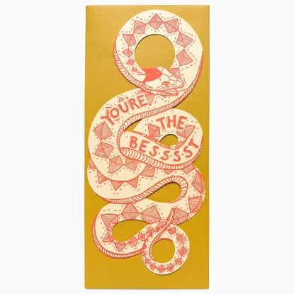 Picture of You're the Best Snake Card