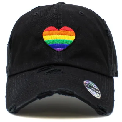Picture of Pride Heart Vintage Dad Hat