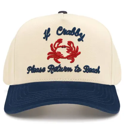 Picture of C.C If Crabby Please Return To Beach Two Tone Trucker Hat