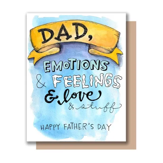 Picture of Dad Feelings and Emotions Father's Day Card