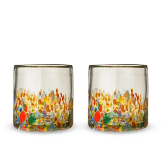 Picture of Segunda Vida Artistico Recycled Glass Tumblers Set of 2